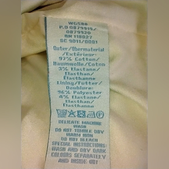 EGGSHELL BLUE AND WHITE FLORAL PENCIL SKIRT - Picture 4 of 6